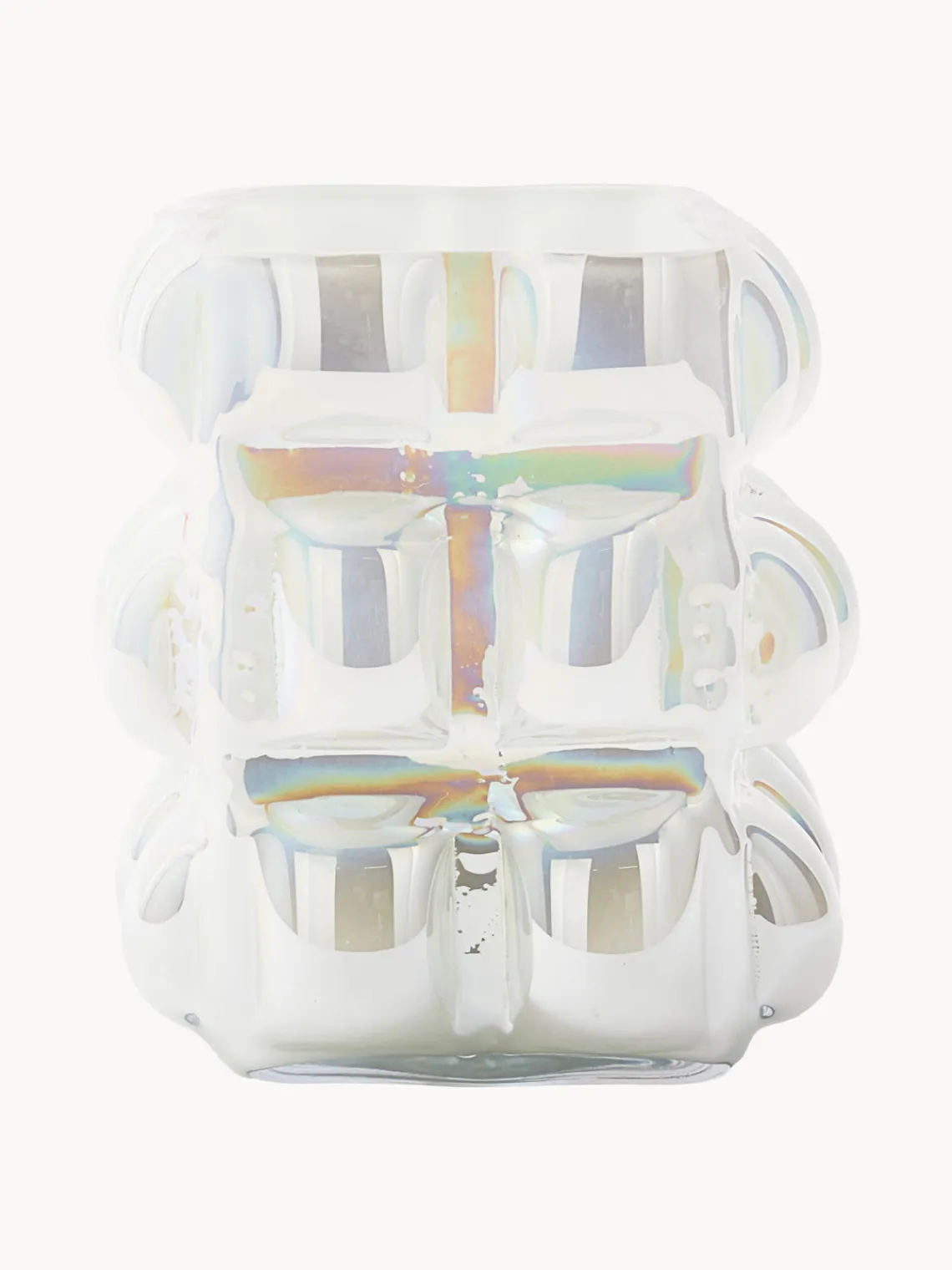 Jarrones|Jarrones>POLSPOTTEN Jarrón de vidrio soplado Bubble, 18 cm