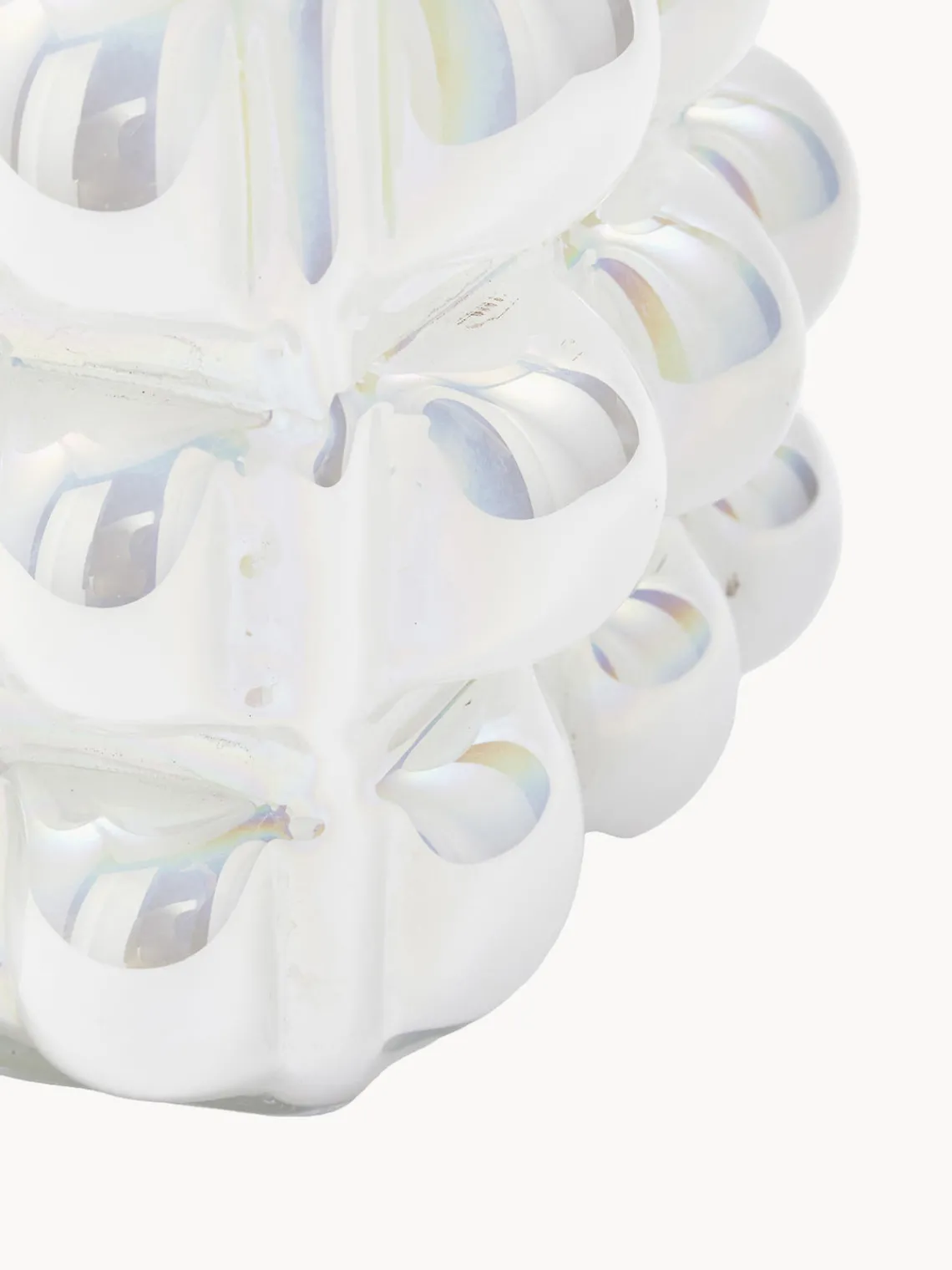 Jarrones|Jarrones>POLSPOTTEN Jarrón de vidrio soplado Bubble, 18 cm