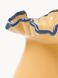 Sale Jarrón de vidrio soplado con adornos Gloria, Al 24 cm Jarrones|Jarrones