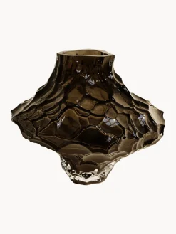 Online Jarrón de vidrio soplado Canyon, 23 cm Jarrones|Jarrones