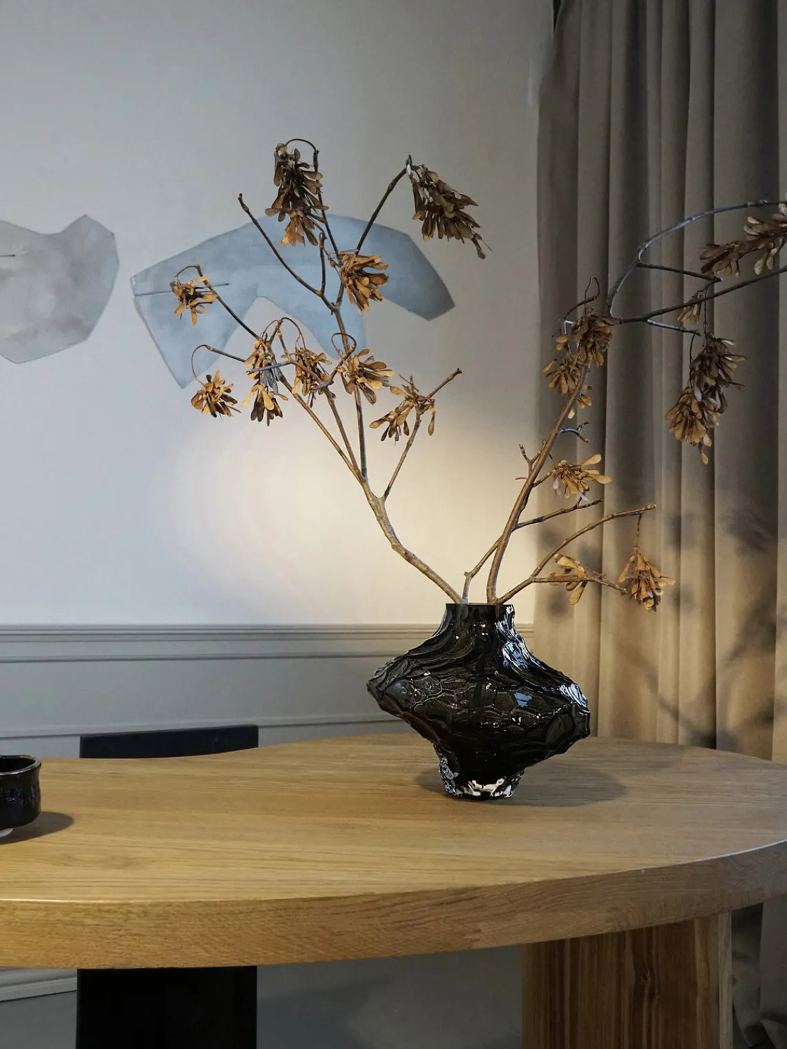 Online Jarrón de vidrio soplado Canyon, 23 cm Jarrones|Jarrones