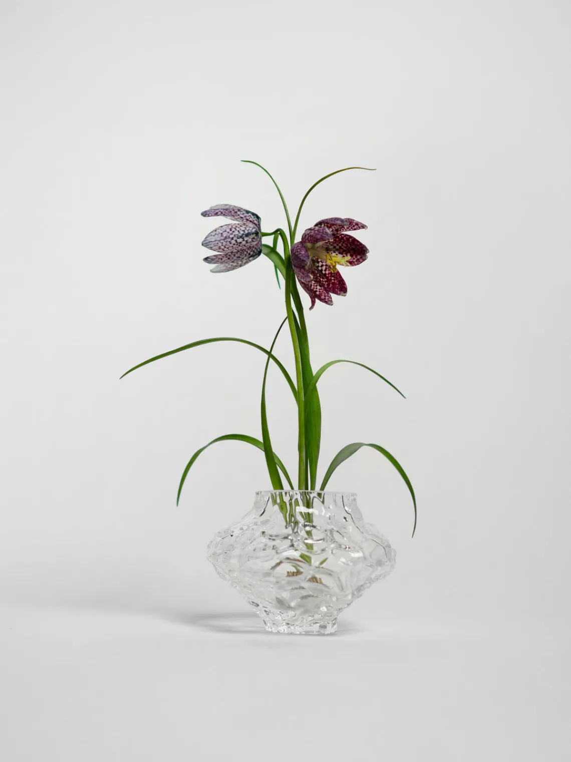 Jarrones|Jarrones>Hein Studio Jarrón de vidrio soplado Canyon, 8 cm Transparente