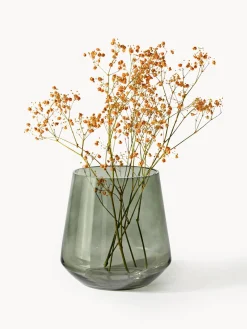 Jarrones|Jarrones>Westwing Collection Jarrón de vidrio soplado Joyce, 21 cm