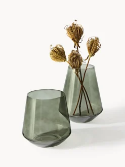 Clearance Jarrón de vidrio soplado Joyce, 21 cm Jarrones|Jarrones