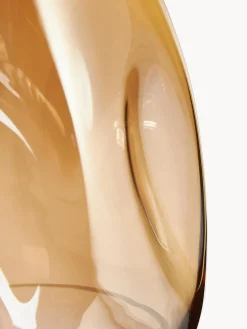 Jarrones|Jarrones></noscript>Westwing Collection Jarrón de vidrio soplado Lustre, 17 cm Ocre