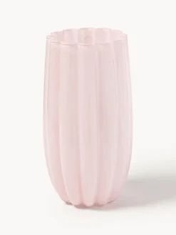 Sale Jarrón de vidrio soplado Melon, 38 cm Jarrones|Jarrones