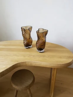 Jarrones|Jarrones>Hein Studio Jarrón de vidrio soplado Ostrea Rock, 30 cm