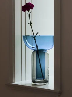 Discount Jarrón de vidrio soplado Torus, 33 cm Jarrones|Jarrones