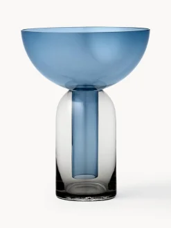 Discount Jarrón de vidrio soplado Torus, 20 cm Jarrones|Jarrones