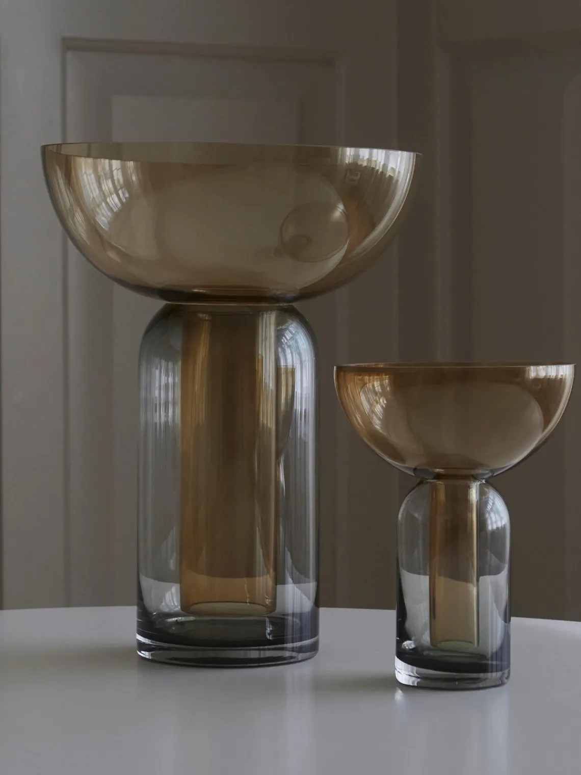 New Jarrón de vidrio soplado Torus, 20 cm Jarrones|Jarrones