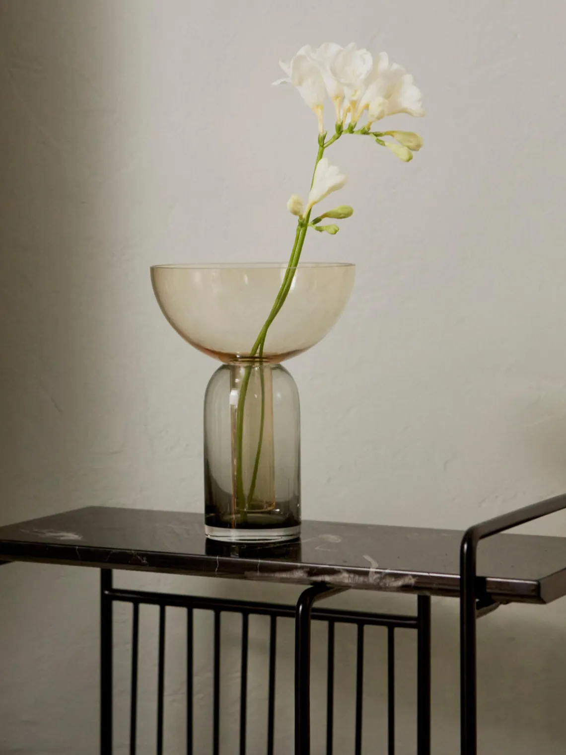 New Jarrón de vidrio soplado Torus, 20 cm Jarrones|Jarrones