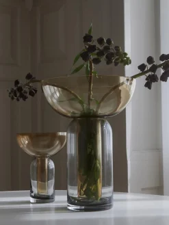 New Jarrón de vidrio soplado Torus, 20 cm Jarrones|Jarrones