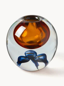 Clearance Jarrón de vidrio soplado Tyron, 17 cm Jarrones|Jarrones