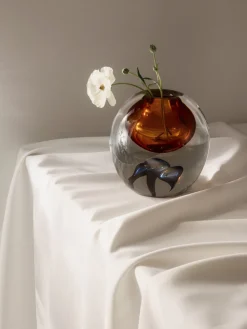 Clearance Jarrón de vidrio soplado Tyron, 17 cm Jarrones|Jarrones