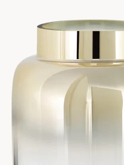 Jarrones|Jarrones></noscript>Westwing Collection Jarrón de vidrio soplado Uma, 20 cm Transparente, dorado