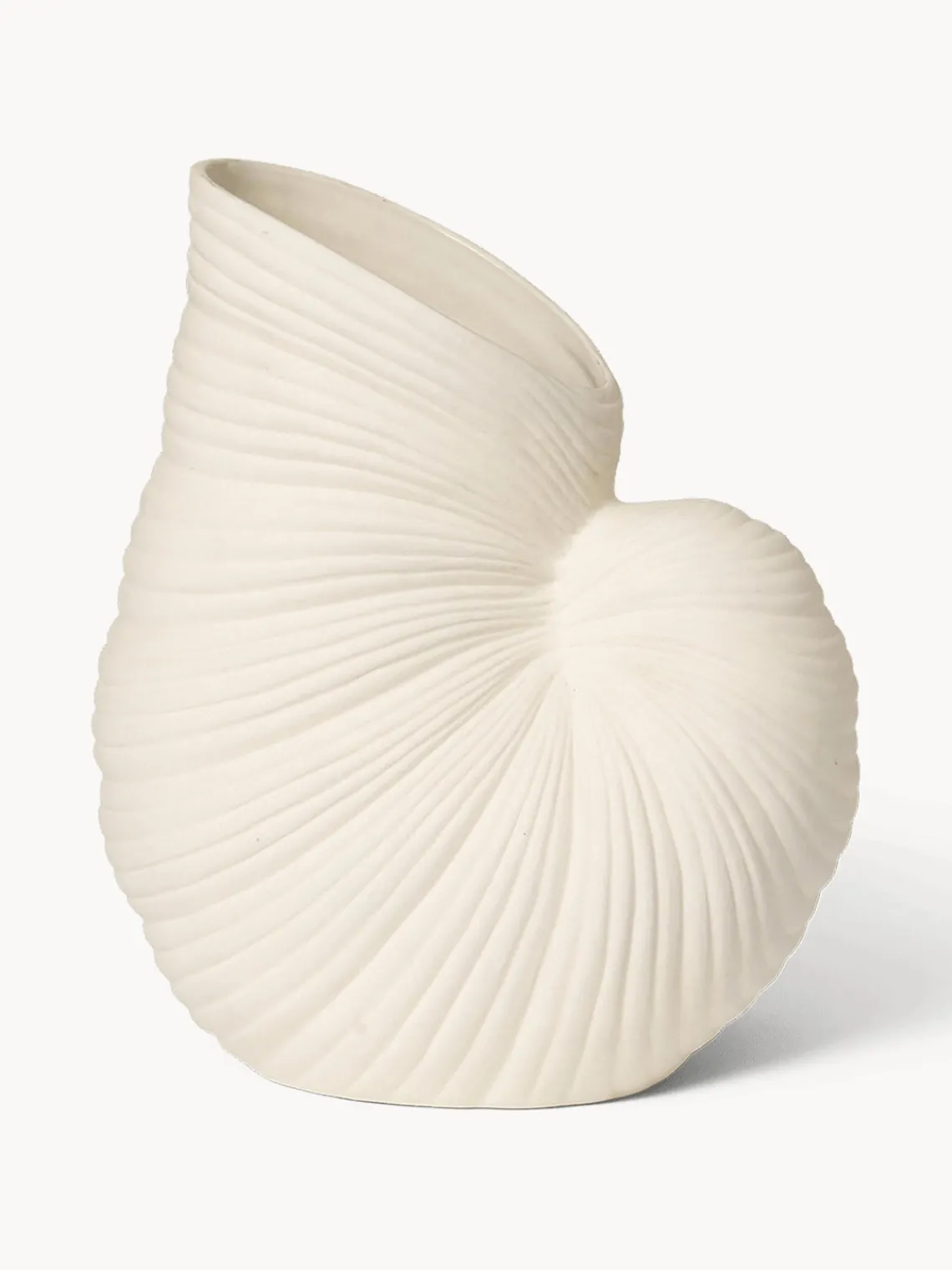 Jarrones|Jarrones>Ferm Living Jarrón en forma de concha Shell, 27 cm