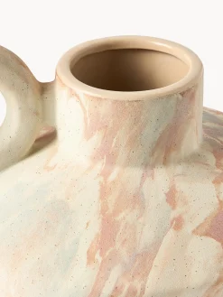 Jarrones|Jarrones></noscript>Westwing Collection Jarrón en look mármol Kiko, 27 cm Look mármol malva y beige claro
