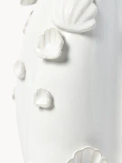 Hot Jarrón esmaltado con decoración de conchas Mar, 31 cm Jarrones|Jarrones