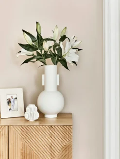 Jarrones|Jarrones>HKLIVING Jarrón grande de cerámica de diseño Mask, Al 43 cm