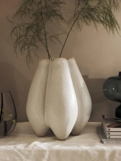 Jarrones|Decoración></noscript>Westwing Collection Jarrón grande de gres Frida, 31 cm