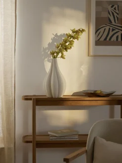 Jarrones|Jarrones>Westwing Collection Jarrón grande de porcelana en 3D Melody, 40 cm