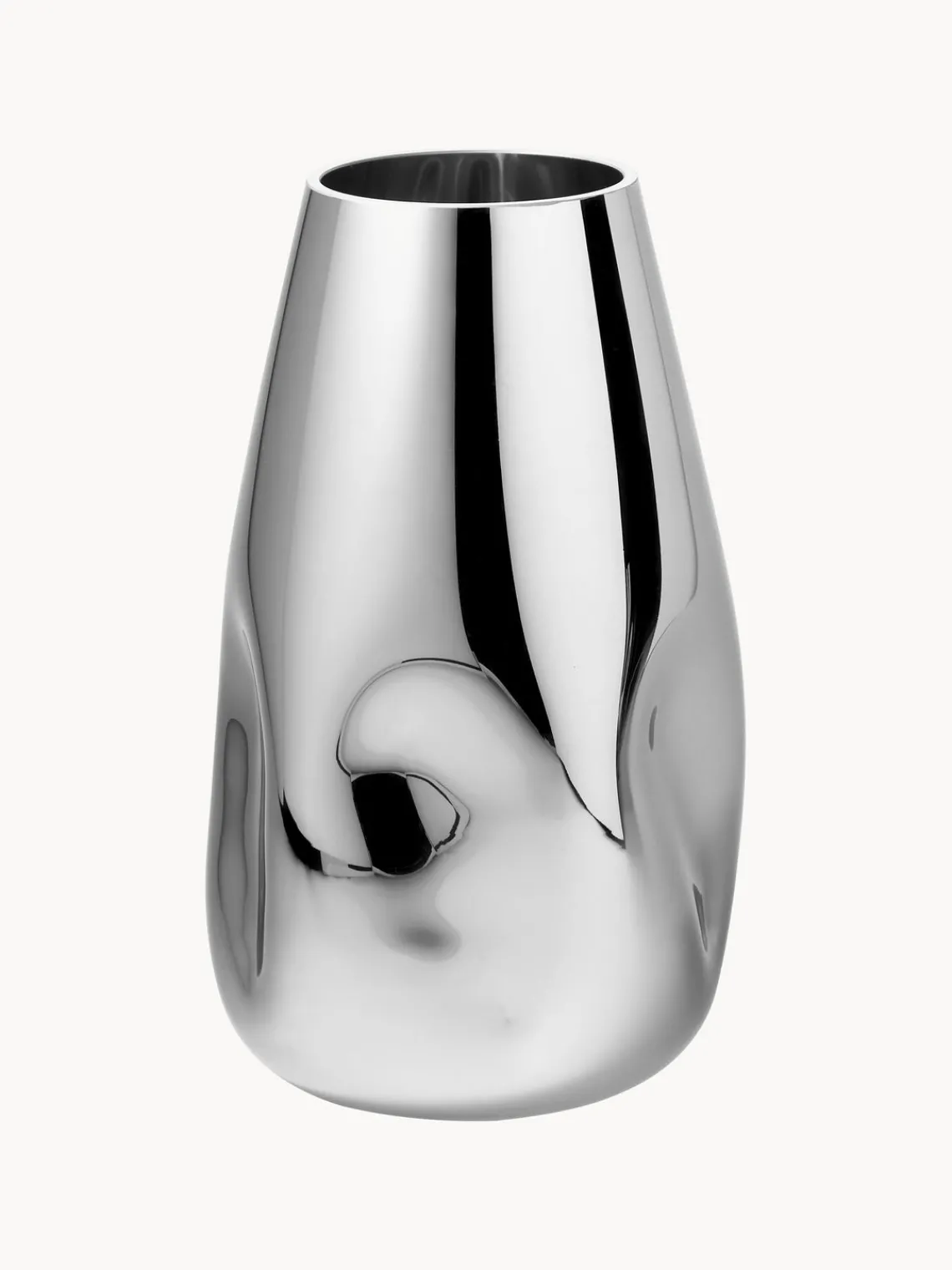 Online Jarrón grande de vidrio soplado artesanalmente Mirror, 35 cm Jarrones|Jarrones