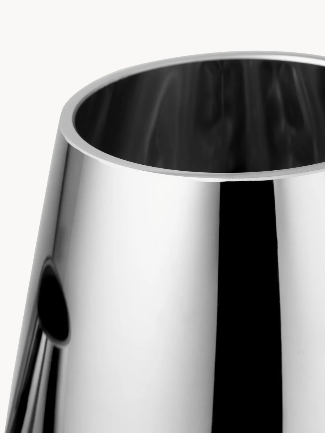 Online Jarrón grande de vidrio soplado artesanalmente Mirror, 35 cm Jarrones|Jarrones