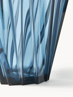 Jarrones|Jarrones></noscript>Kartell Jarrón grande Shanghai, Al 44 cm Azul transparente