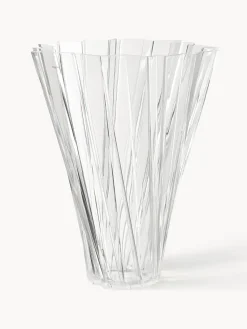 Jarrones|Jarrones>Kartell Jarrón grande Shanghai, Al 44 cm Transparente