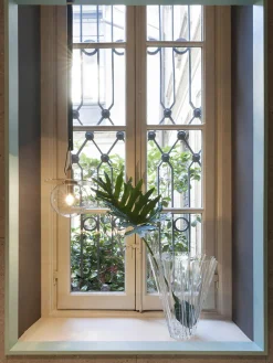 Jarrones|Jarrones>Kartell Jarrón grande Shanghai, Al 44 cm Transparente