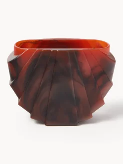 Jarrones|Jarrones>Westwing Collection Jarrón Jabu, 15 cm Tonos marrones