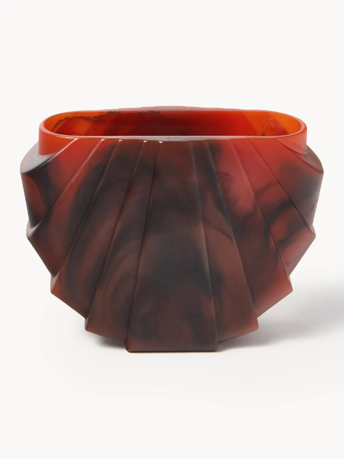 Jarrones|Jarrones>Westwing Collection Jarrón Jabu, 15 cm Tonos marrones