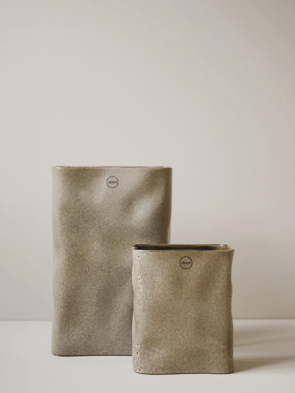 Jarrones|Jarrones>DBKD Jarrón Meadow, 18 cm Beige