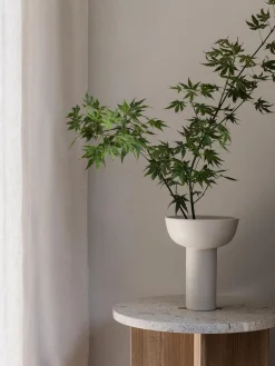 Jarrones|Jarrones>blomus Jarrón Miyabi, Al 21 cm Blanco Off White