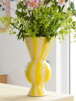 Jarrón pintado a mano Rhombic, 30 cm Jarrones|Jarrones