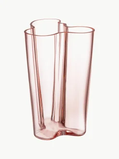Jarrones|Jarrones>iittala Jarrón soplado Alvar Aalto, 25 cm Melecotón transparente
