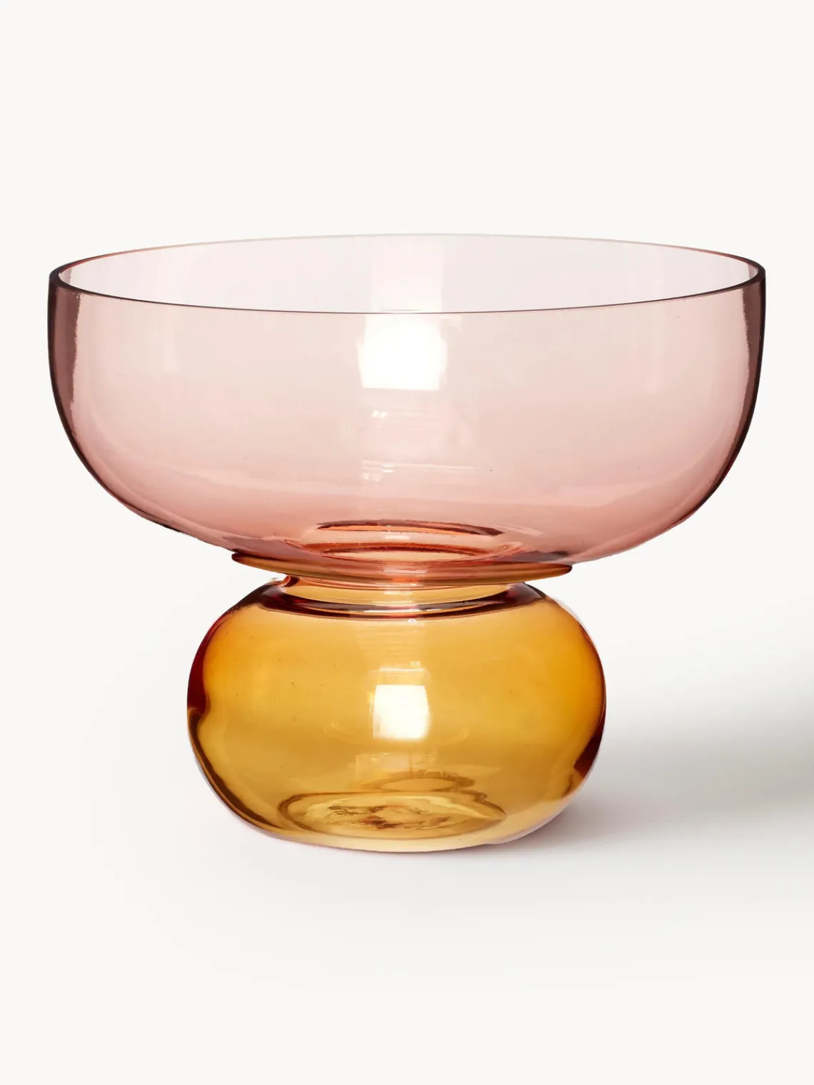 Jarrones|Jarrones>Hübsch Jarrón soplado artesanalmente de diseño Show, 21 cm