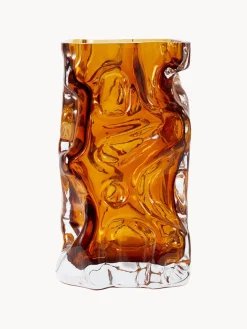 Jarrones|Jarrones></noscript>POLSPOTTEN Jarrón soplado Ice, 25 cm Naranja