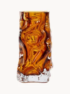 Jarrones|Jarrones></noscript>POLSPOTTEN Jarrón soplado Ice, 25 cm Naranja
