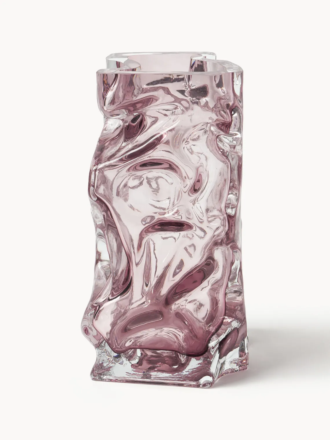 New Jarrón soplado Ice, 25 cm Jarrones|Jarrones