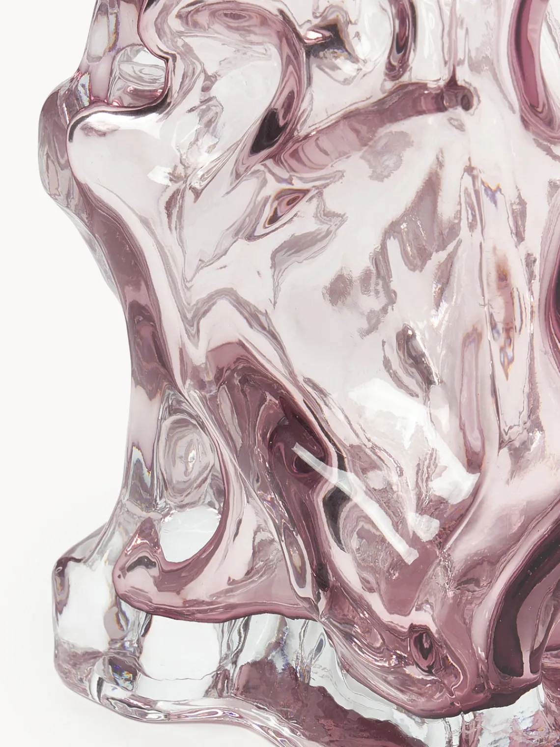 New Jarrón soplado Ice, 25 cm Jarrones|Jarrones