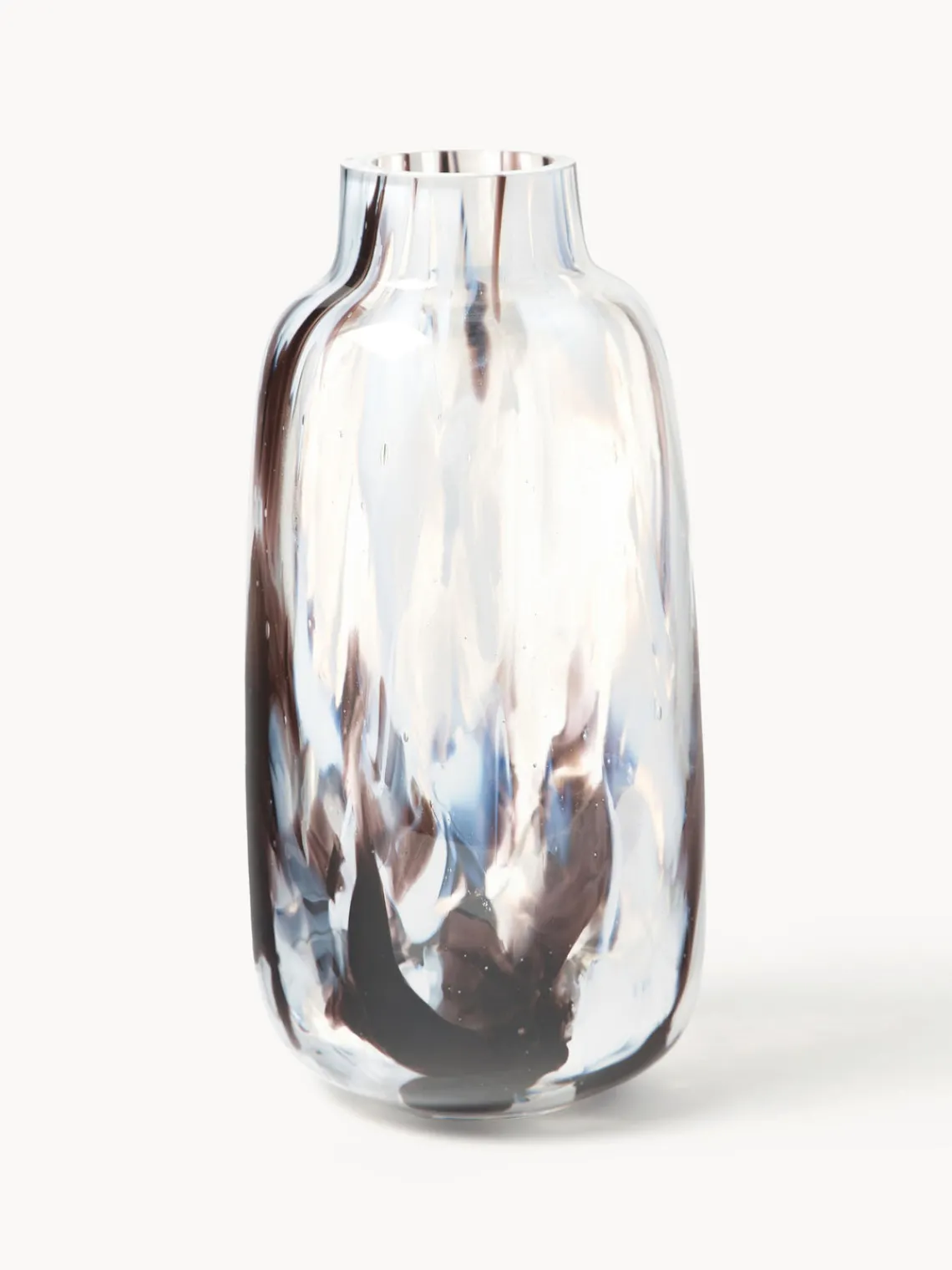 Jarrones|Jarrones>ANNA VON LIPA Jarrón soplado Meadows, 26 cm Tonos rosas claros y morados