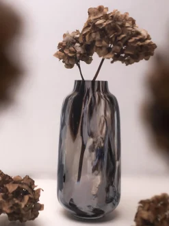 Jarrones|Jarrones>ANNA VON LIPA Jarrón soplado Meadows, 26 cm Tonos rosas claros y morados