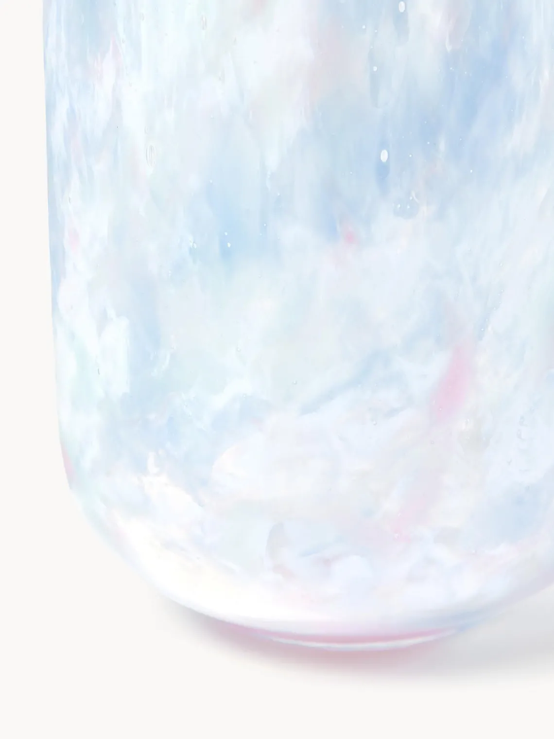 Jarrones|Jarrones>ANNA VON LIPA Jarrón soplado Meadows, 26 cm Tonos rojos y azules