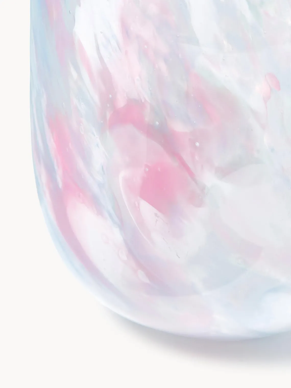 Jarrones|Jarrones>ANNA VON LIPA Jarrón soplado Meadows, 14 cm Tonos rojos y azules