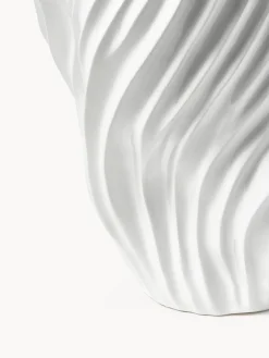 Clearance Jarron decorativo XL con borde acanalado Milazzo, 44 cm Jarrones|Jarrones