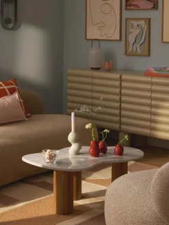 Jarrones|Jarrones>Westwing Collection Jarrones de gres Madhuri, 3 uds. Naranja