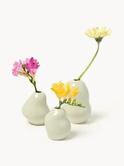 Clearance Jarrones de gres Madhuri, 3 uds. Jarrones|Jarrones