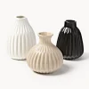 Jarrones|Jarrones>Westwing Collection Jarrones de porcelana Palo, 3 uds.