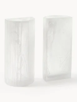 Jarrones|Decoración>Westwing Collection Jarrones Jabu, 2 uds. Blanco